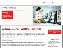 Tablet Screenshot of mercuryserveinc.com